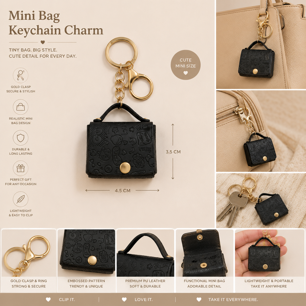 Mini Handbag Bag Charm