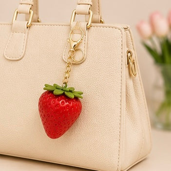Strawberry Bag Charm