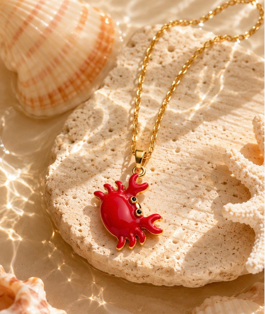Crab pendant chain