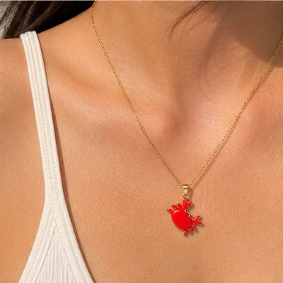 Crab pendant chain